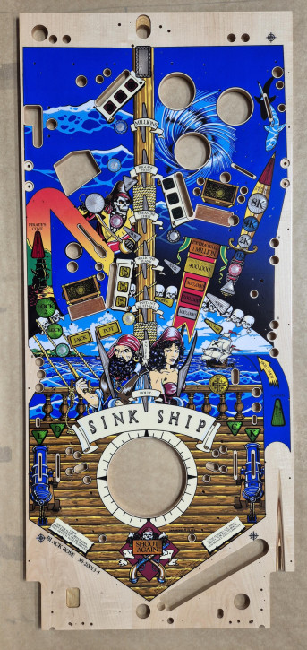 20013 Black Rose repro Spielfläche