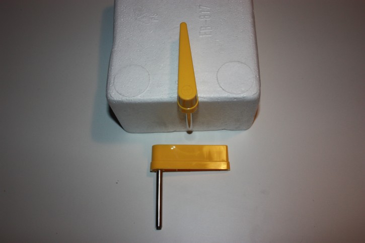 Flipperfinger feines W Logo Standart Farben Gelb